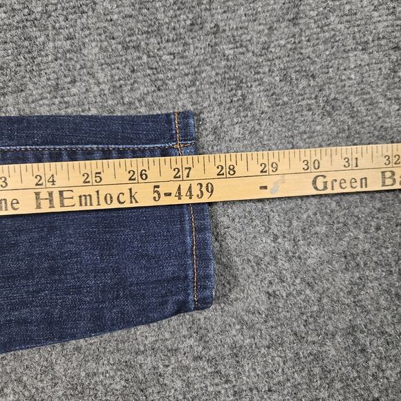 J Crew Mercantile Jeans Size 26 Blue Denim Straight Skinny Medium Wash - Picture 8 of 9